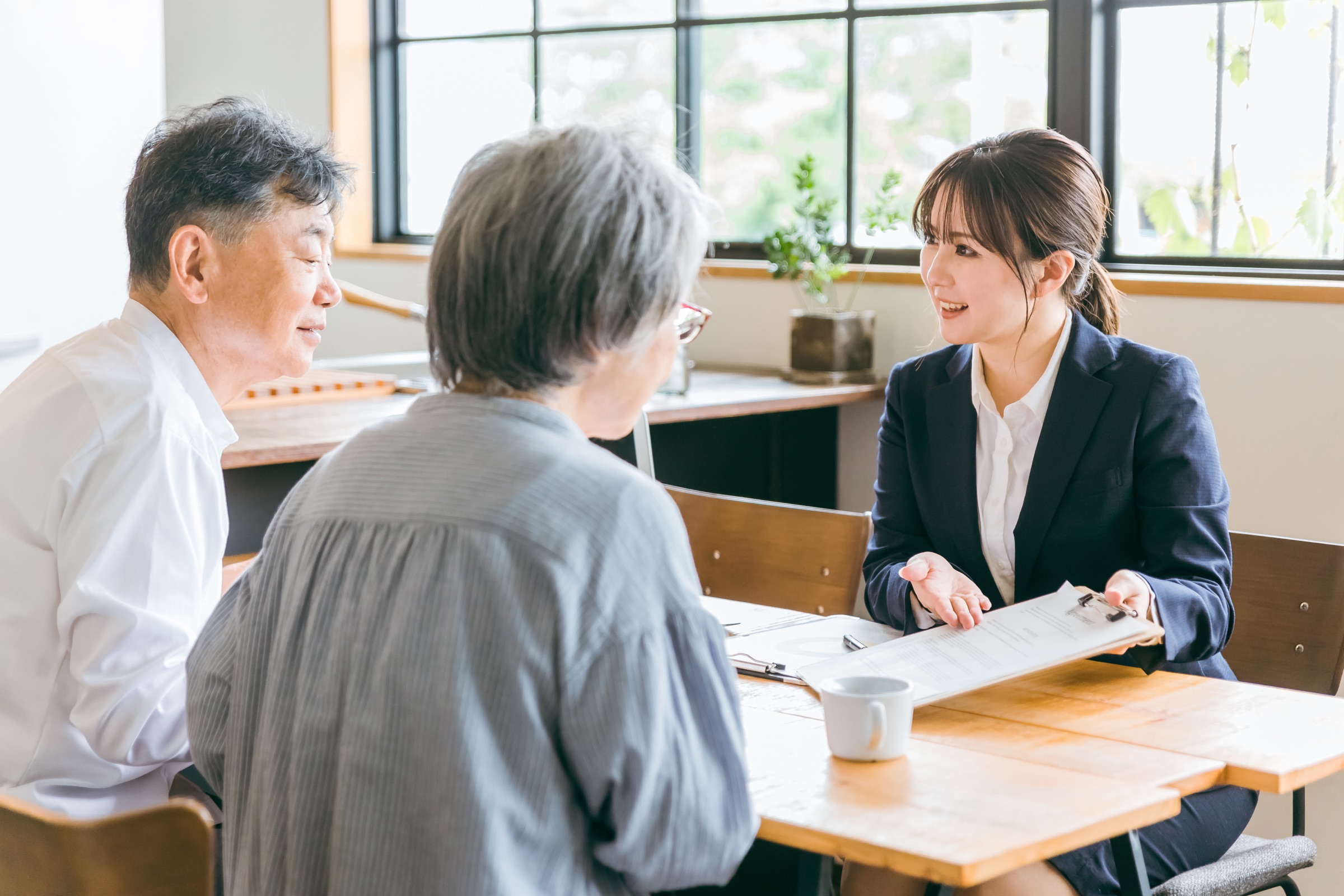 お客様との打ち合わせの様子
